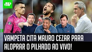 ‘O nosso querido Mauro Cezar te mandou, né?” Vampeta alopra Pilhado antes de Flamengo x Palmeiras