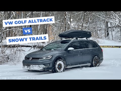 The Ultimate Golf Alltrack Snow Video (Launches, Turbo Noise, Drifting & More!)