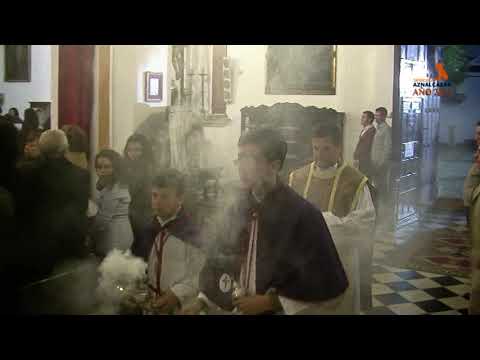 2013 AZNALCAZAR 22 03 2013 Viernes de pasión Rezo del Ángelus y Eucaristia Al Cristo del Buen Fin