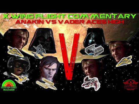 X Wing Flight Commentary - Anakin Vs Vader Aces High