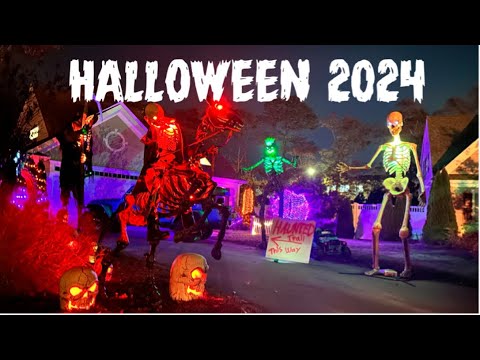 Our Spookiest Halloween Setup Yet! 2024 Haunt Walkthrough 🎃👻