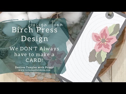OH MY, it's NOT a Card! | Birch Press Design | Pimpernel Contour Layering Die | DIY Making Tutorial!