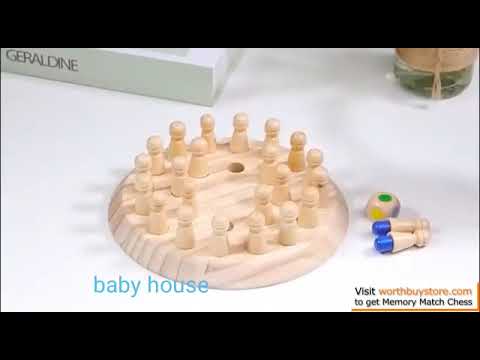Wooden Memory Chess