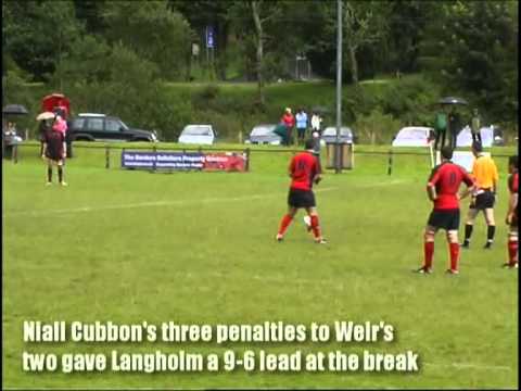 BORDERS RUGBY TV - SELKIRK v WATSONIANS & LANGHOLM v HAWICK YM - 27.8.11