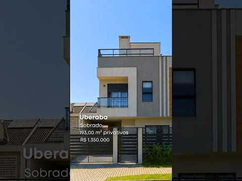 Sobrado Triplex no Uberaba á venda, 3 quartos, terraço com jacuzzi!!
