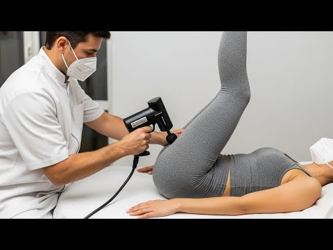 Deep Leg & Glute Massage with Electric Massager Dr. George sije