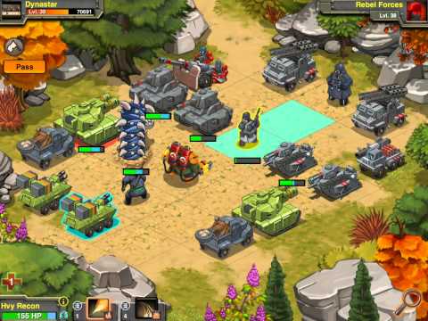 Battle Nations Lv 38 Rebel Forces
