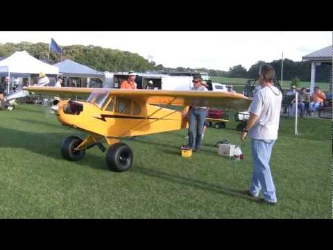 2/3 Scale 19FT Wingspan electric start Piper Cub flys NAMFI 2012 SMMAC