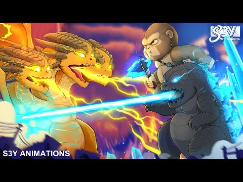 Baby Godzilla, Kong vs King Ghidorah – Animation 11