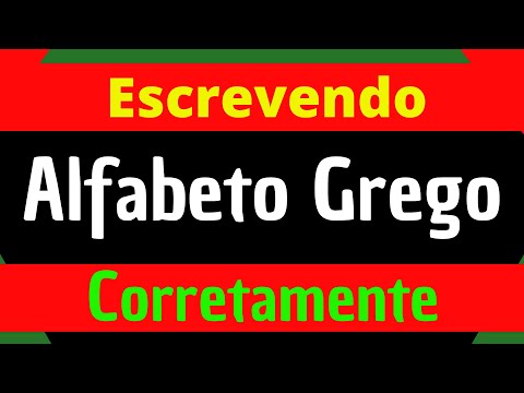 62# - Aprenda a ESCREVER CORRETAMENTE o alfabeto grego em 3 minutos. Com animação.