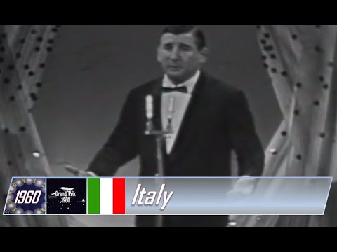 eurovision 1960 Italy 🇮🇹 Renato Rascel - Romantica