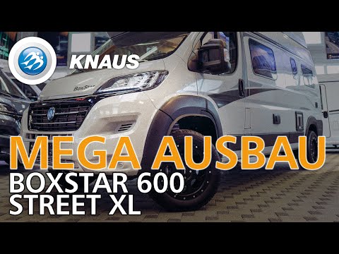 Knaus BoxStar 600 Street XL | Der Kastenwagen für 4 Personen mit Vollausstattung | Wohnmobil Zubehör