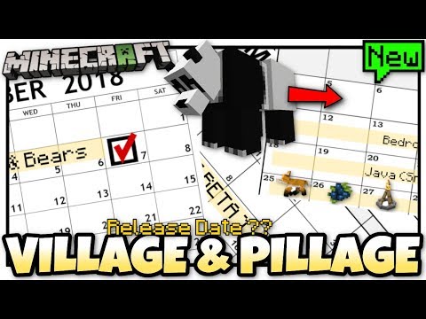 Minecraft – VILLAGE & PILLAGE UPDATE – Release Date 