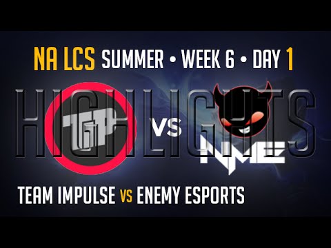 Team Impulse vs Enemy Esports HIGHLIGHTS | Week 6 NA LCS Summer Split 2015 S5 | TIP vs NME W6