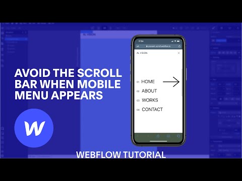 Cách vô hiệu hóa Disable background scrolling when mobile menu is active Trên website