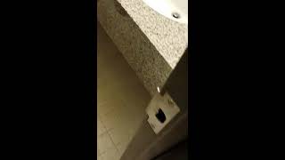 Bathroom Door Lock Installed Backwards in a Fine Hotel