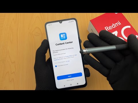 How To Disable Swap Up Home Screen Content Center Xiaomi Redmi 13C