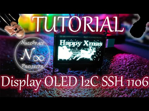 Tutorial display Oled I2C ssh1106