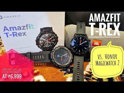 Amazfit T-Rex Real Life review | Better than Honor Magic watch 2 | Best VFM Smartwatch?