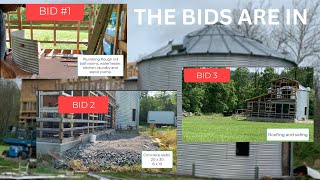 Grain Bin House Build * THE BIDS ARE IN * E24