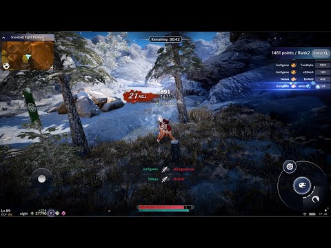 Black Desert Mobile SnowBall Fight Global