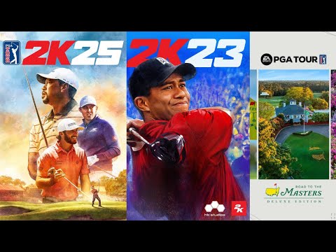 PGA TOUR 2K25 vs PGA TOUR 2K23 vs EA SPORTS PGA TOUR – Side-by-Side Comparison!