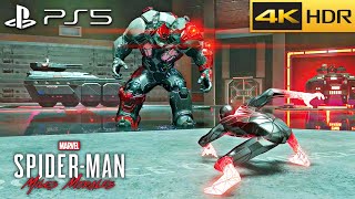 Spider-Man Miles Morales PS5 - Miles & Tinkerer vs Rhino (4K 60FPS)