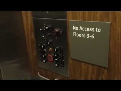 Vintage Otis Traction Elevators - El Camino Hospital, Mountain View, CA - w/ upanddownadventures