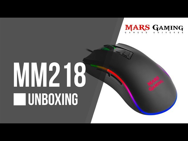 Vídeo relacionado con Mars Gaming MM55 Negro, Ratón Gaming RGB Chroma, Ultra-Ligero 55g, 12800 dpi, Switches Mecánicos Programables HUANO