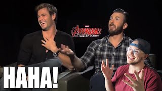 Avengers Cast FUNNY MOMENTS Reaction