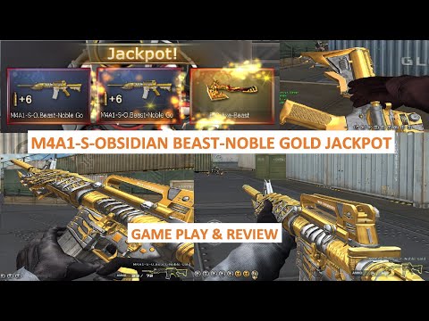 WINNING M4A1-S-OBSIDIAN BEAST-NOBLE GOLD CROSSFIRE PH