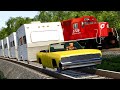 Caravan Train Crashes 3 BeamNG Drive