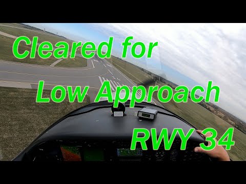 Vienna: Low Approach RWY 34 and VFR route