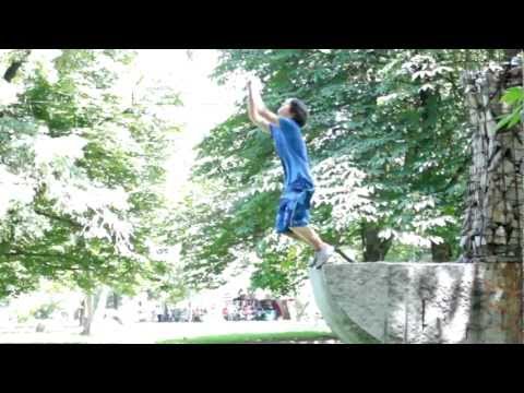 A combination of Freestyle Football and Freerun