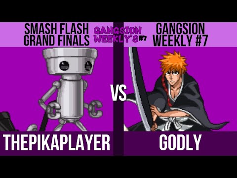 ThePikaPlayer (Chibi-Robo) vs. Godly (Ichigo) - SSF2 Grand Finals - Gangsion Weekly 7