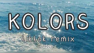 Kolors tiktok remix [ lyrics ] - Monte booker