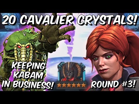 20x 6 Star Man-Thing Cavalier Crystal Opening Round #3! - Marvel Contest of Champions
