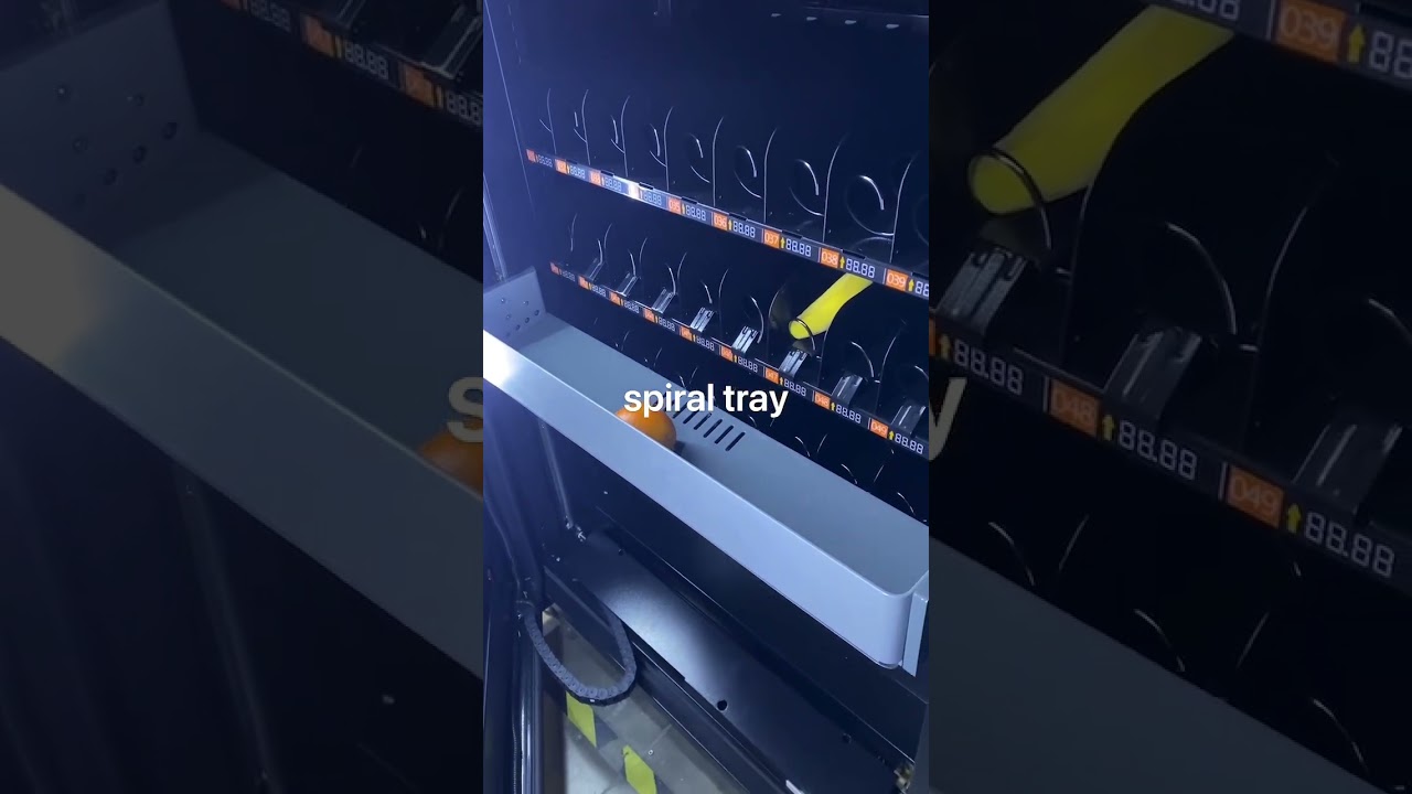 XY Elevator vending machine for fresh food salad #vendingmachine