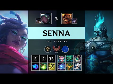 Senna Support vs Brand - EUW Grandmaster Patch 25.05