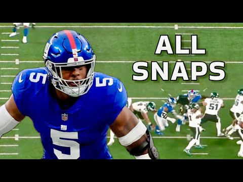 Kayvon Thibodeaux Week 6 NFL Highlights | All Snaps Vs Eagles