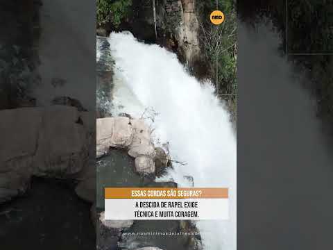 A altura impressiona! #saltocorumba #lugares #drone #goiás #natureza