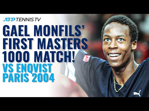 Gaël Monfils’ First Ever Masters 1000 Match vs Thomas Enqvist | Paris Masters 2004