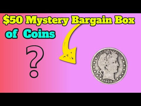 Unboxing a $50 Mystery Bargain Box of Coins - What Treasure Did We Find?
