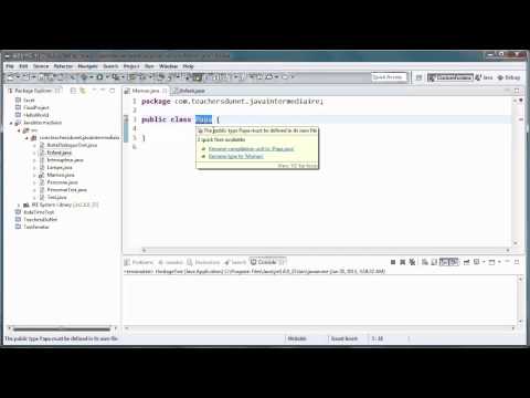 JAVA Intermédiaire 1 Introduction