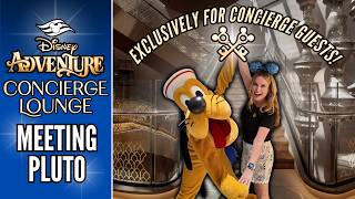 Adventure Concierge Lounge | Meeting Pluto | Private Surprise | Luxury Travel | Disney Cruise Line