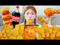 MUKBAGN Korean Fried Chicken & Spicy tteokbokki EATING SHOW by HIU 하이유
