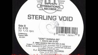 Sterling Void -- Don't Wanna Go (Rock's Mix) (1991)