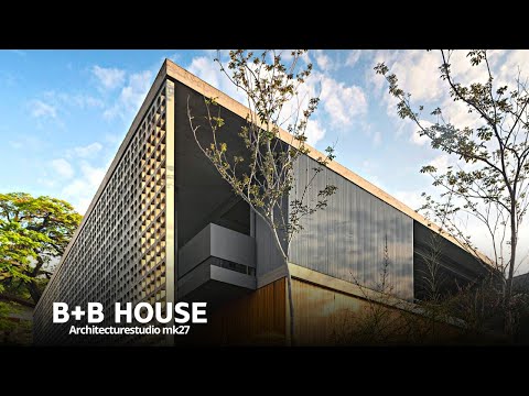 Home Design Ideas with Multifunctional Perforated Concrete Elements in Weather Conditions