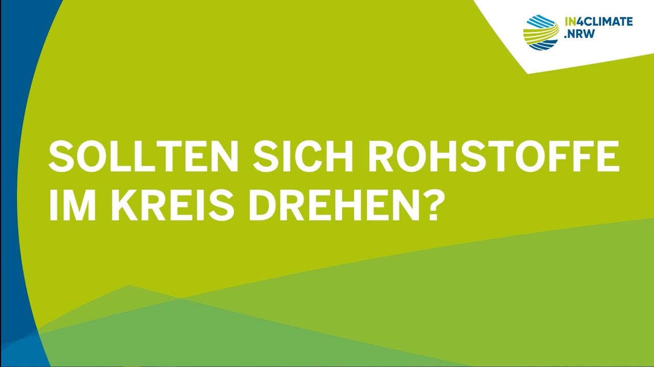 Sollten sich Rohstoffe im Kreis drehen?
