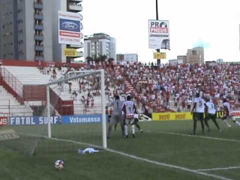 NauticoNET - Náutico 1x0 Portuguesa Série B 2010 - Impedimento Equivocado